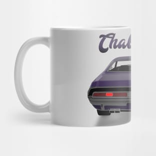 Challenger RT purple black Mug